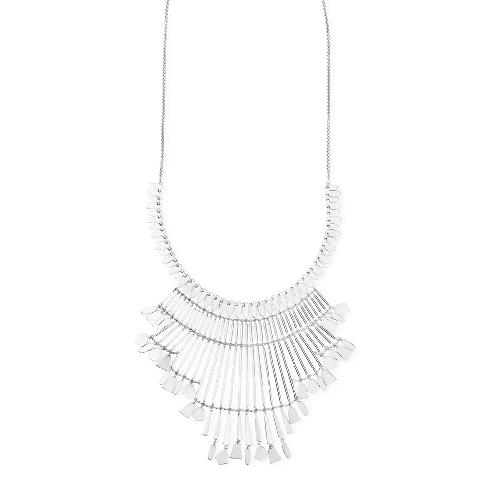 Kendra Scott Lena necklace in bright silver